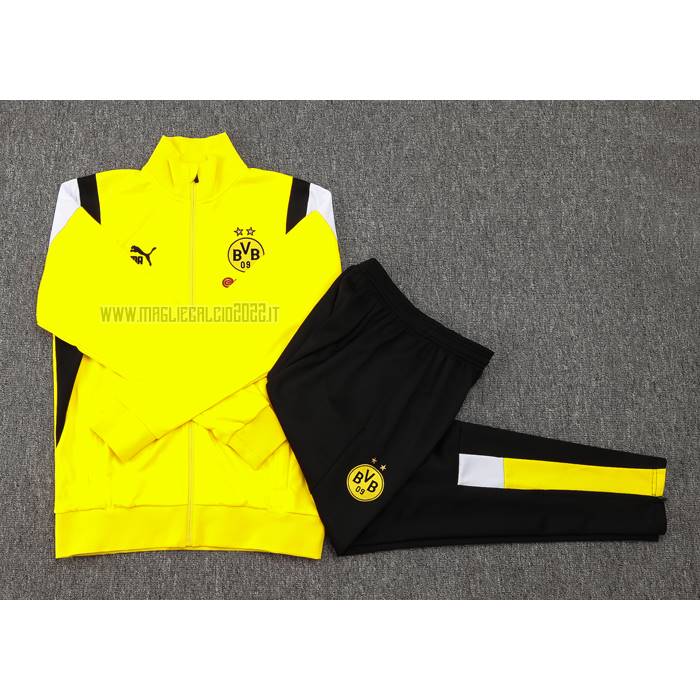 Tuta da Track de Giacca del Borussia Dortmund 2023-2024 Giallo